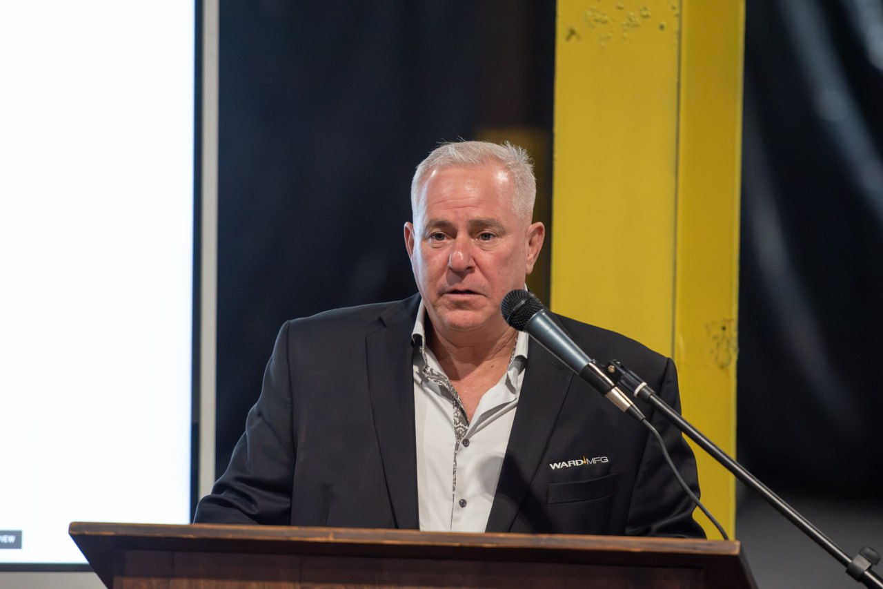 Speaker at the inauguration, Blossburg
