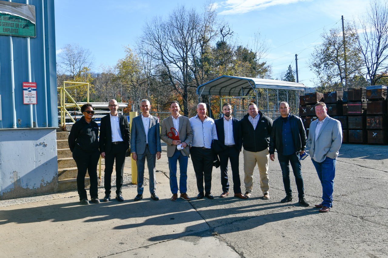 Ribbon cutting — Fagor Recycling, Blossburg