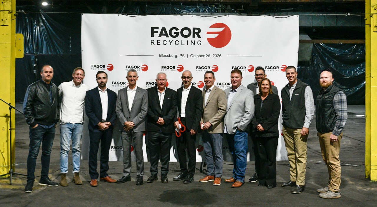 Group photo — Fagor Recycling inauguration